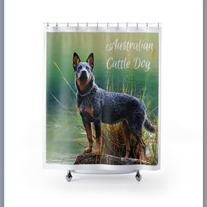 Australian Cattle Dog Shower curtains
